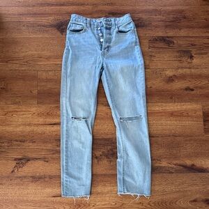 Wild Fable High Rise Slim Straight Blue Jeans